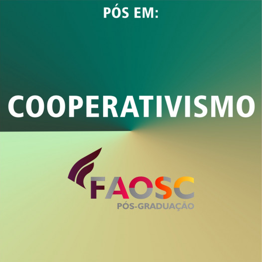 PÓS-GRADUAÇÃO EM COOPERATIVISMO