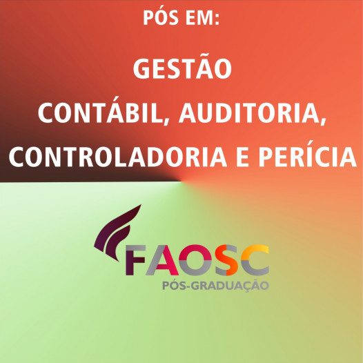 PÓS-GRADUAÇÃO EM GESTÃO CONTÁBIL, AUDITORIA, CONTROLADORIA E PERÍCIA