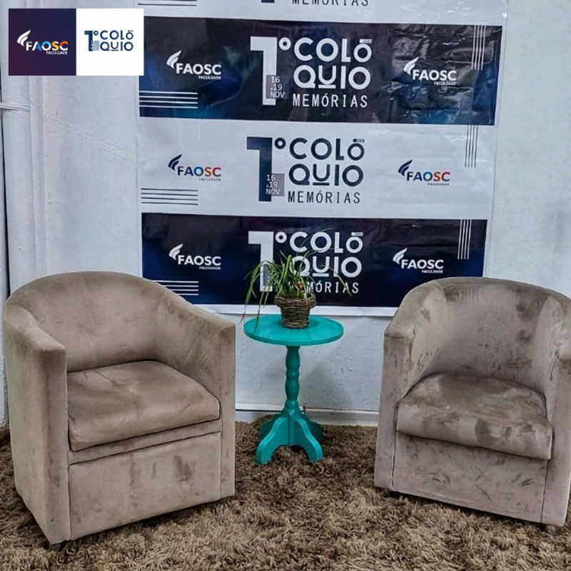 I COLÓQUIO FAOSC APRESENTA O TEMA 'MEMÓRIAS'