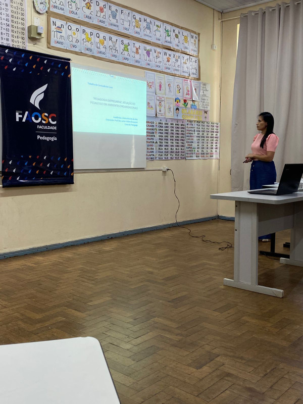 SEMANA DE INICIAÇÃO CIENTÍFICA FAOSC: BANCAS DE TRABALHOS DE CONCLUSÃO DE CURSO DE RECURSOS HUMANOS E PEDAGOGIA FAOSC 2024/2º