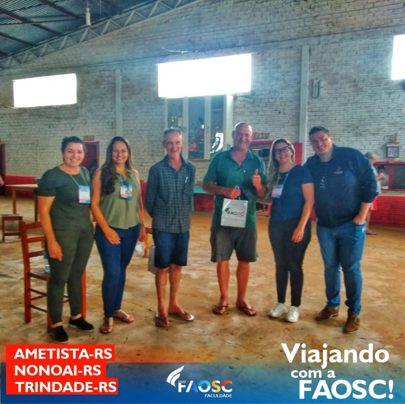 VIAGEM DE ESTUDOS – PROGRAMA VIAJE COM A FAOSC 2021/2