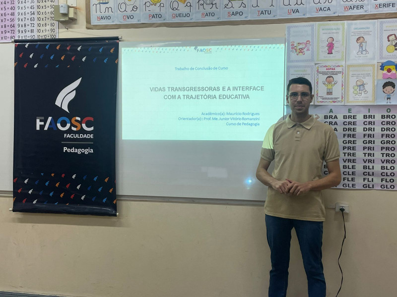 SEMANA DE INICIAÇÃO CIENTÍFICA FAOSC: BANCAS DE TRABALHOS DE CONCLUSÃO DE CURSO DE RECURSOS HUMANOS E PEDAGOGIA FAOSC 2024/2º