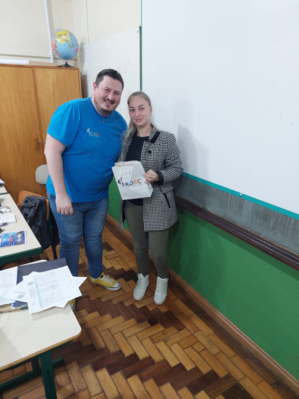 FAOSC NA COMUNIDADE: DIREÇÃO ACADÊMICA, COORDENADORES E DOCENTES VISITAM COLÉGIOS EM PALMITOS E REGIÃO PARA DIVUGAÇÃO DAS BOLSAS DE GRATUIDADE DO ESTADO DE SANTA CATARINA