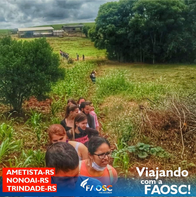 VIAGEM DE ESTUDOS – PROGRAMA VIAJE COM A FAOSC 2021/2