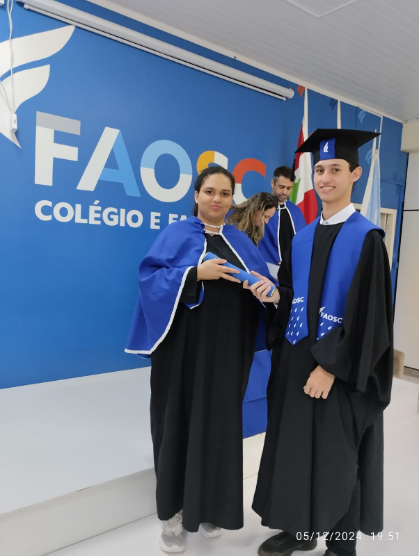COLOÇÃO DE GRAU DO CURSO DE SISTEMAS PARA INTERNET FAOSC 2024/2º